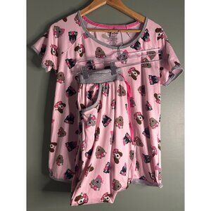 NWT Women’s Pajama Set Small Coquette Y2K Cottagecore Senseless Preppy Holiday